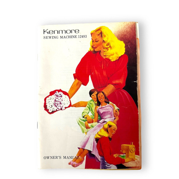 Sears Kenmore Sewing Machine Model 12332 Owner's Manual Book Vintage OEM - Picture 1 of 8